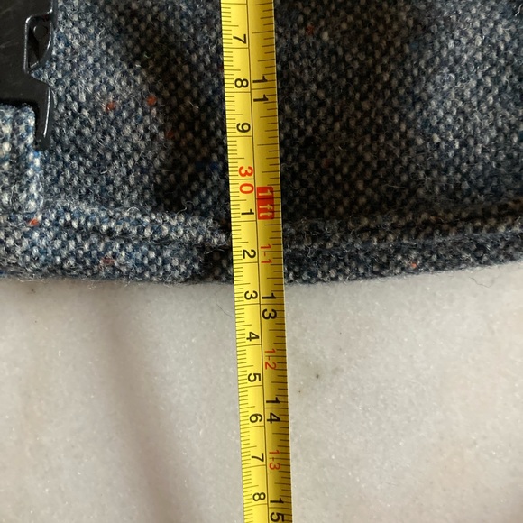 New! Jonathan Richard Ireland neutral grey & black tweed messenger bag - Picture 12 of 13